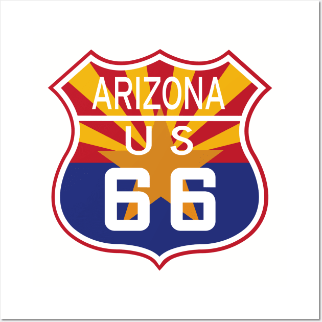 Route 66 Arizona Wall Art by DesignWise